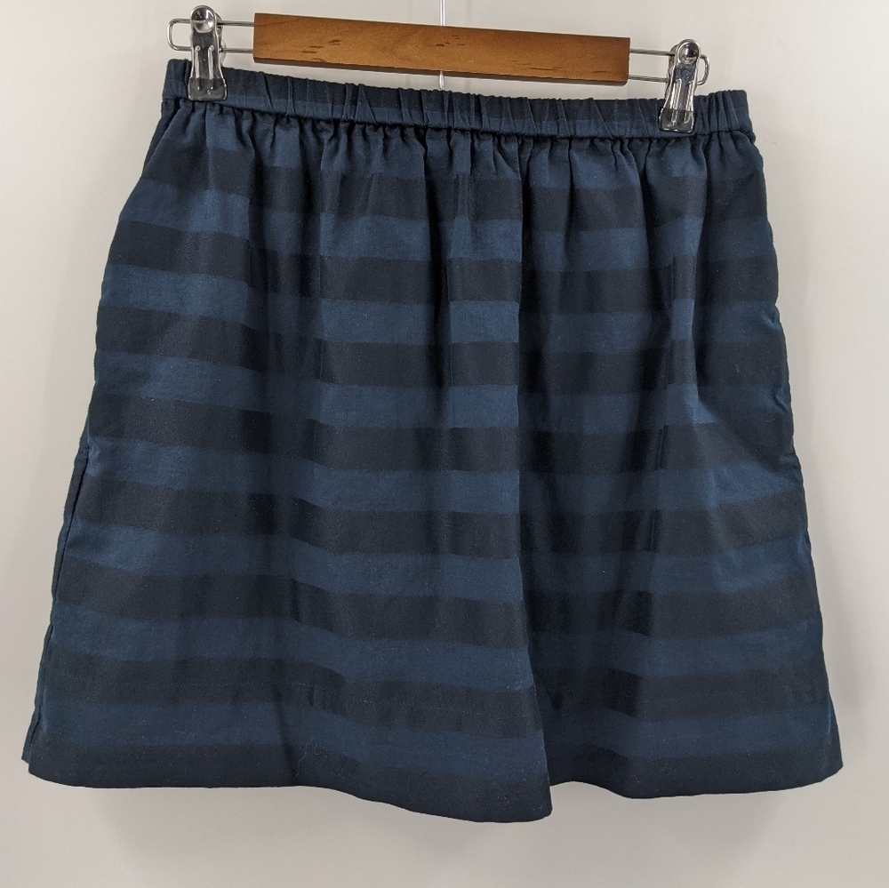GAP Striped A-line Skirt